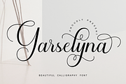 Garselyna - Elegant Calligraphy Font, a Script Font by Imiftype Studio (Thumbnail 1 of 10)