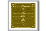 Vintage Big Set of Horizonyal Vector, a Decorative Illustration by FineArtStudio (Thumbnail 2 of 3)