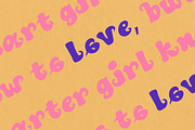 Beloved retro font, a Script Font by JJuta (Thumbnail 3 of 6)