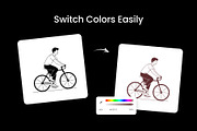50 People Line Illustrations, a Person Illustration by Brickclay (Thumbnail 8 of 11)