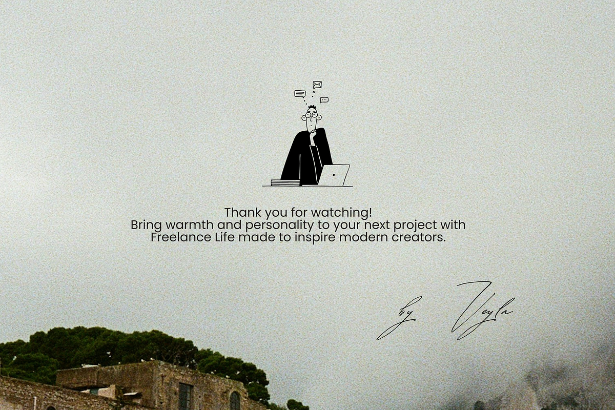 Freelance Life: 50 Line Art People, a Person Illustration by Veyla (Photo 10 of 10)