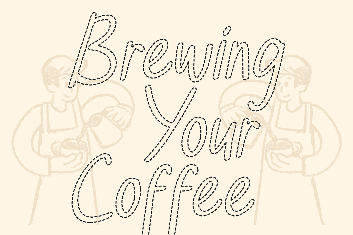 CS Stacy Dashed, a Handwritten Font by Craft Supply Co. (Photo 4 of 8)