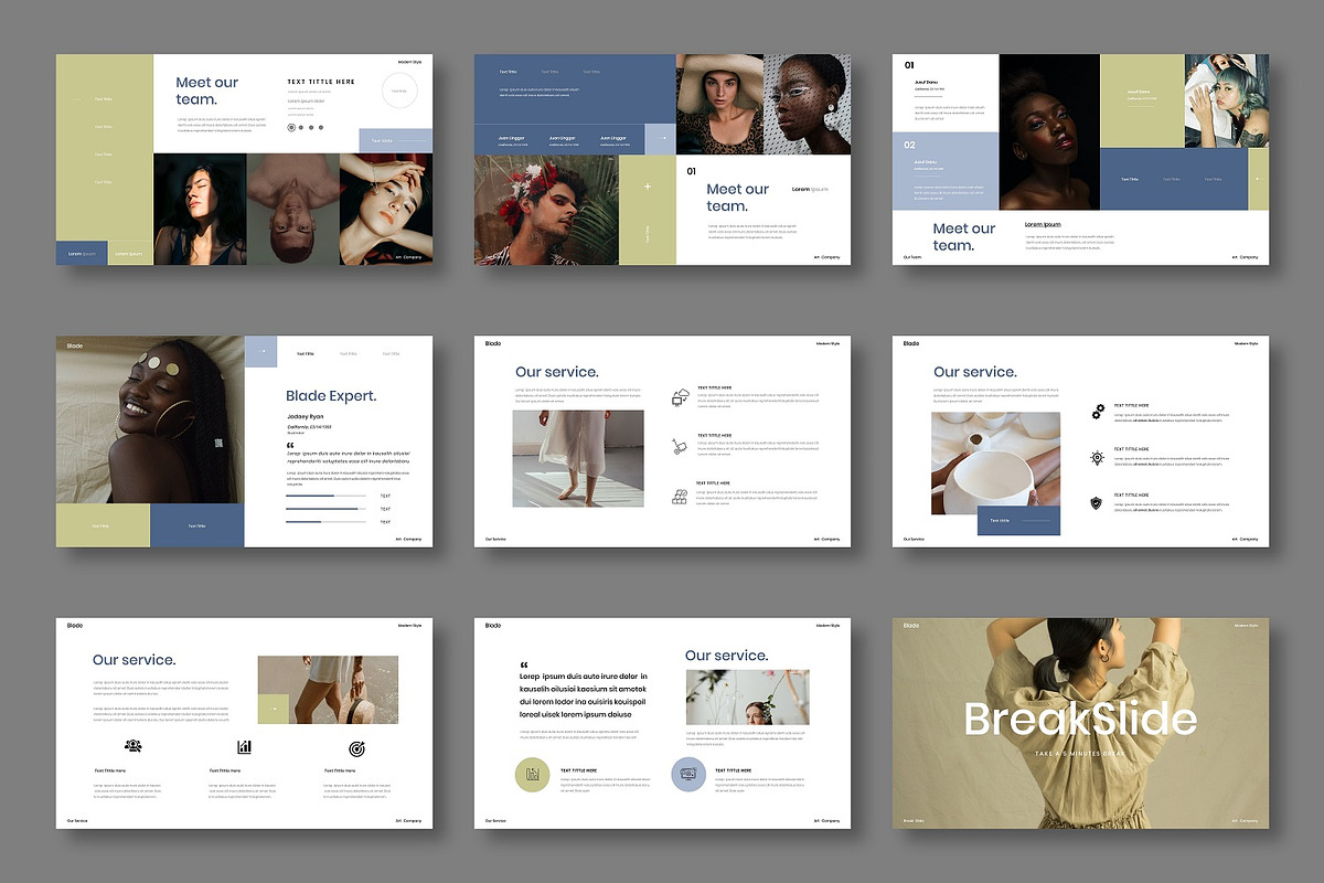 Blade - Business Keynote Template, a Presentation Template by Dens Creative Studio (Photo 3 of 6)