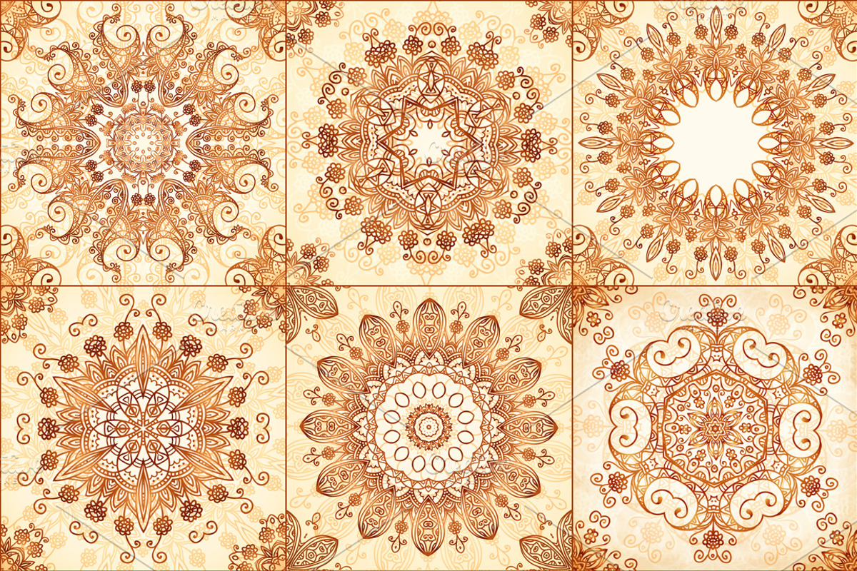 40 wonderful vintage vector patterns, a Pattern Graphic by Art of Sun (Photo 4 of 5)