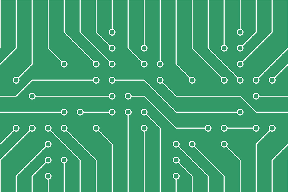 Circuit board Pattern, a Pattern Graphic by Volyk (Photo 2 of 4)