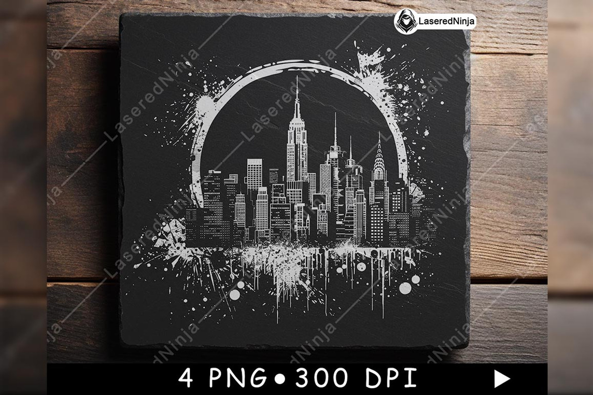 New York Logo City Skyline Urban, a Background Graphic by LaseredNinja (Photo 2 of 7)