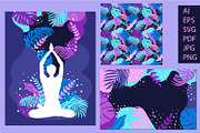 Meditation, yoga and mindfulness, a Card Template by PatapovaVika (Thumbnail 1 of 3)