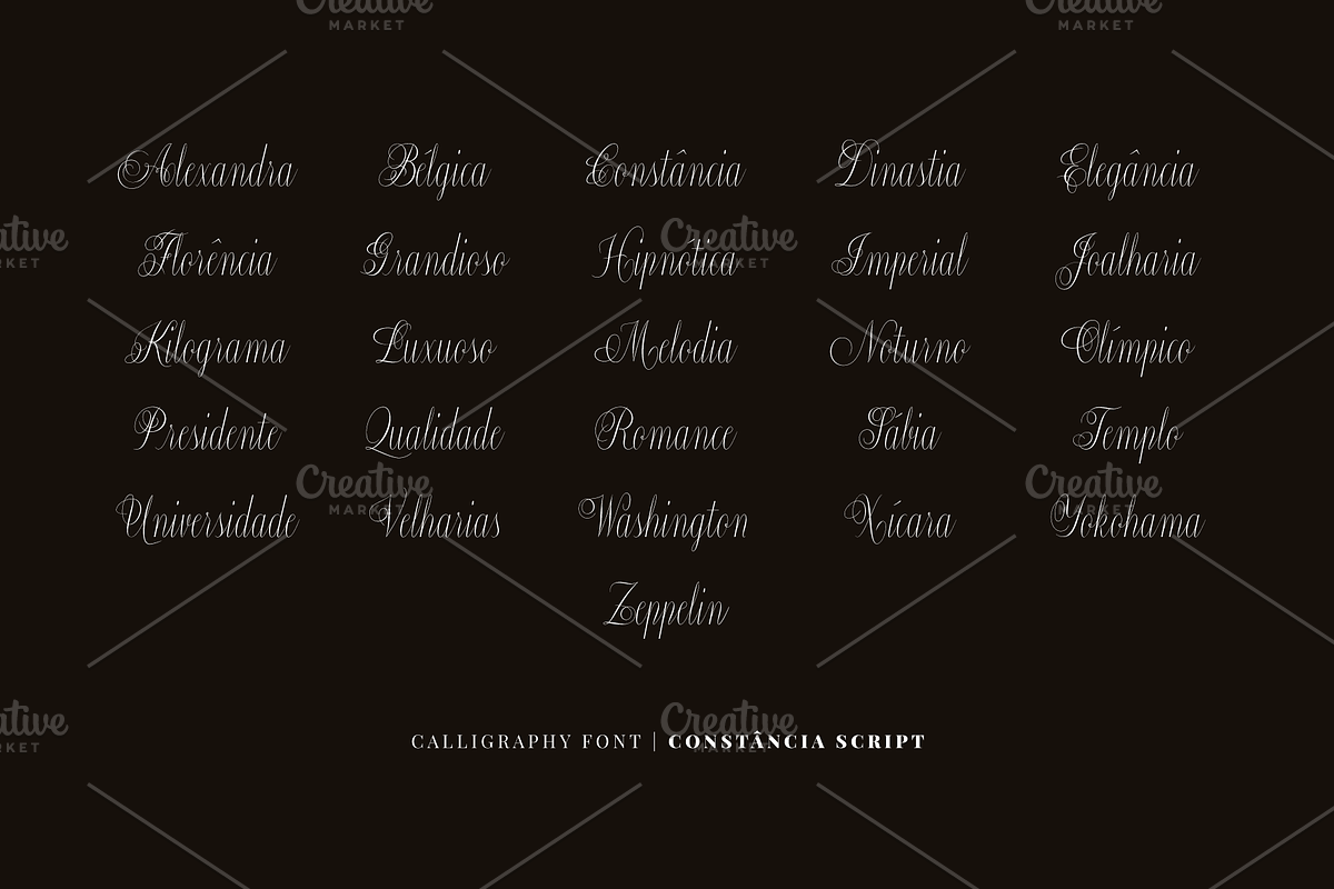 Constância Script preview 5