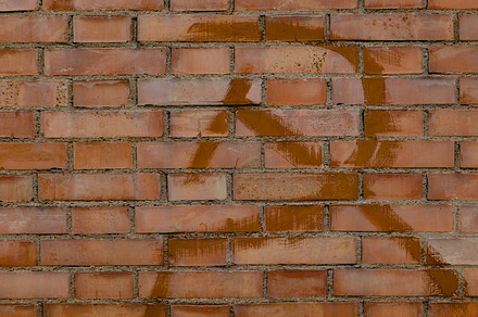 hammer and sickle symbol on a wall