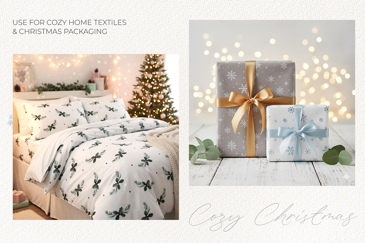 Cozy Christmas Watercolor Set, an Illustration by Hanna's ArtLab (Photo 6 of 9)