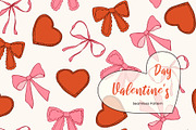 Whimsical Valentine Seamless Pattern, a Pattern Graphic by Groovy Arts (Thumbnail 1 of 5)