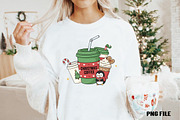 Christmas Coffee PNG Sublimation, an Illustration by DreamCafeArt (Thumbnail 3 of 4)