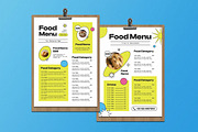 Green Anti Design Food Menu, a Flyer Template by Aiyari Graphic (Thumbnail 1 of 3)