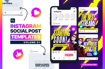Instagram Social Post Templates - 01