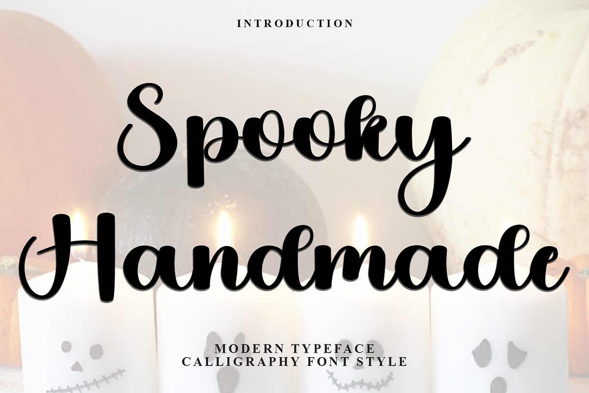 Spooky Handmade, a Handwritten Font by FreshTypeINK (Photo 1 of 8)