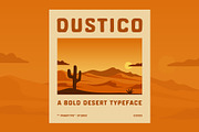 Dustico – A Bold Desert Typeface, a Handwritten Font by Panatype™ Studio (Thumbnail 1 of 8)
