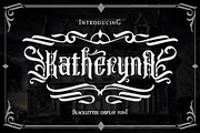 Katheryna Typeface, a Blackletter Font by Arterfak Project (Thumbnail 1 of 7)