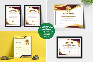 Modern Certificate Design Template