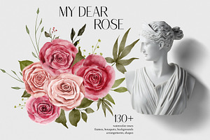 MY DEAR ROSE - Watercolor Roses