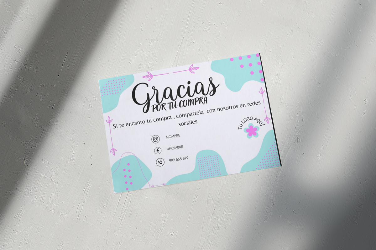 Business thank you card, a Card Template by JoDiFe (Photo 4 of 6)