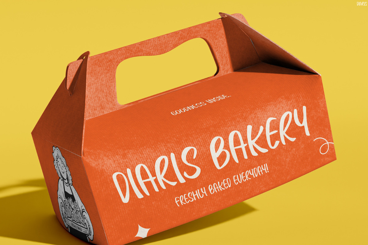 Diaris, a Handwritten Font by Pinisi ART (Photo 9 of 10)