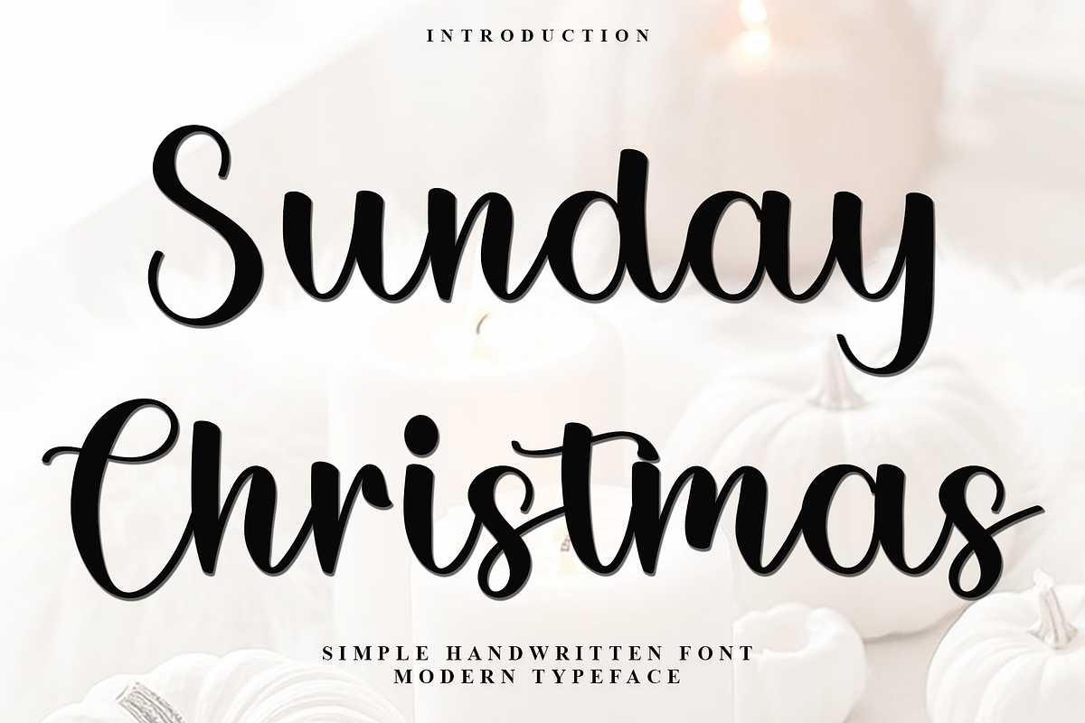 Sunday Christmas, a Handwritten Font by FreshTypeINK (Photo 1 of 9)