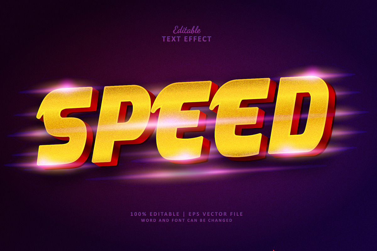 Text Effect Speed Style Cinematic, a Layer Style Add-On by Navy Graphic