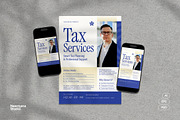 Elegant Tax Consultant Service Flyer, a Flyer Template by Neermana (Thumbnail 1 of 4)