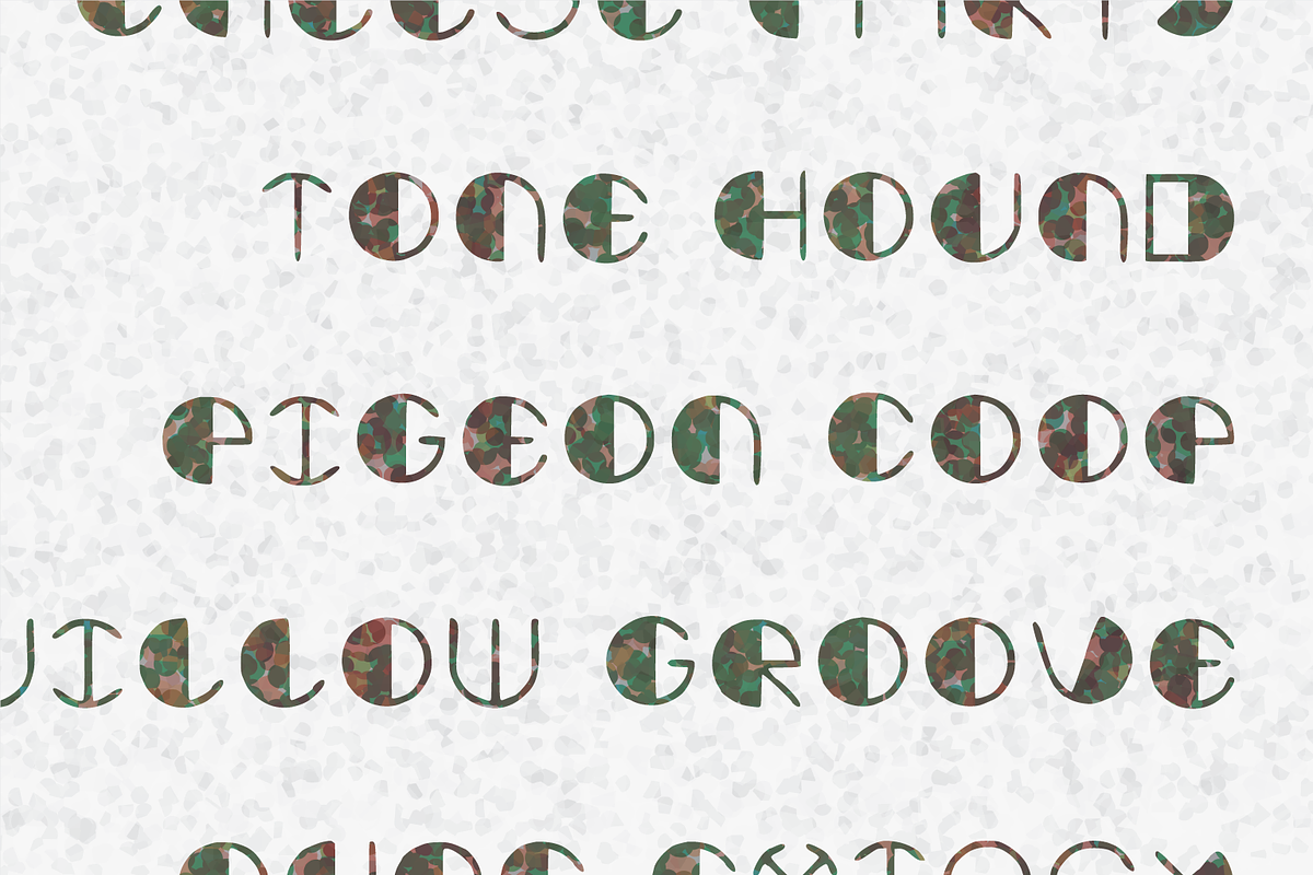Rooty Voutee Novelty Jazz Font preview 2