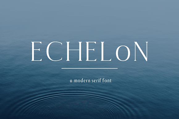Echelon || A Modern Serif Typeface preview 7