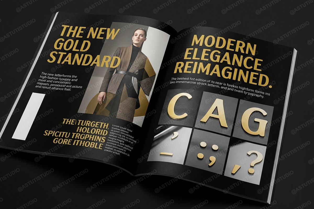 Caga - Elegant Modern Serif Typeface, a Serif Font by Astuti Studio (Photo 18 of 25)