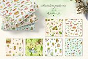 Watercolor gnomes. Big bundle, an Illustration by JuliaBadeeva (Thumbnail 26 of 27)