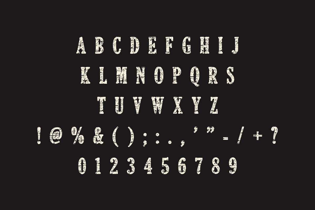 Dirty Western - Vintage Cowboy Font, a Slab Serif Font by Limited.studio (Photo 5 of 5)