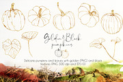 Pumpkins Watercolor pumpkin clipart, a Seasonal Illustration by Yuliya Derbisheva (Thumbnail 4 of 11)
