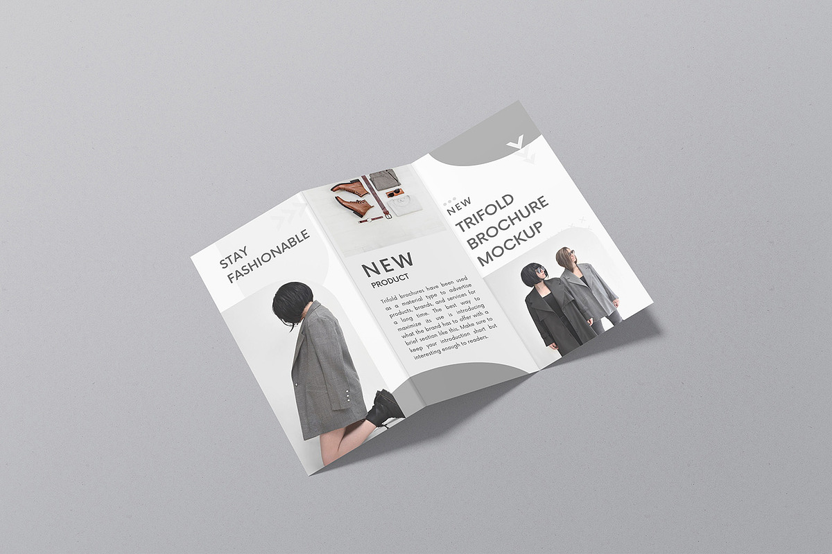 Trifold Brochure Mockup, a Product Mockup by graphicsecond