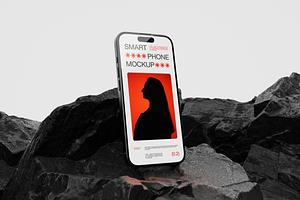 Modern Smartphone Mockup, an iPhone Mockup by baim_std