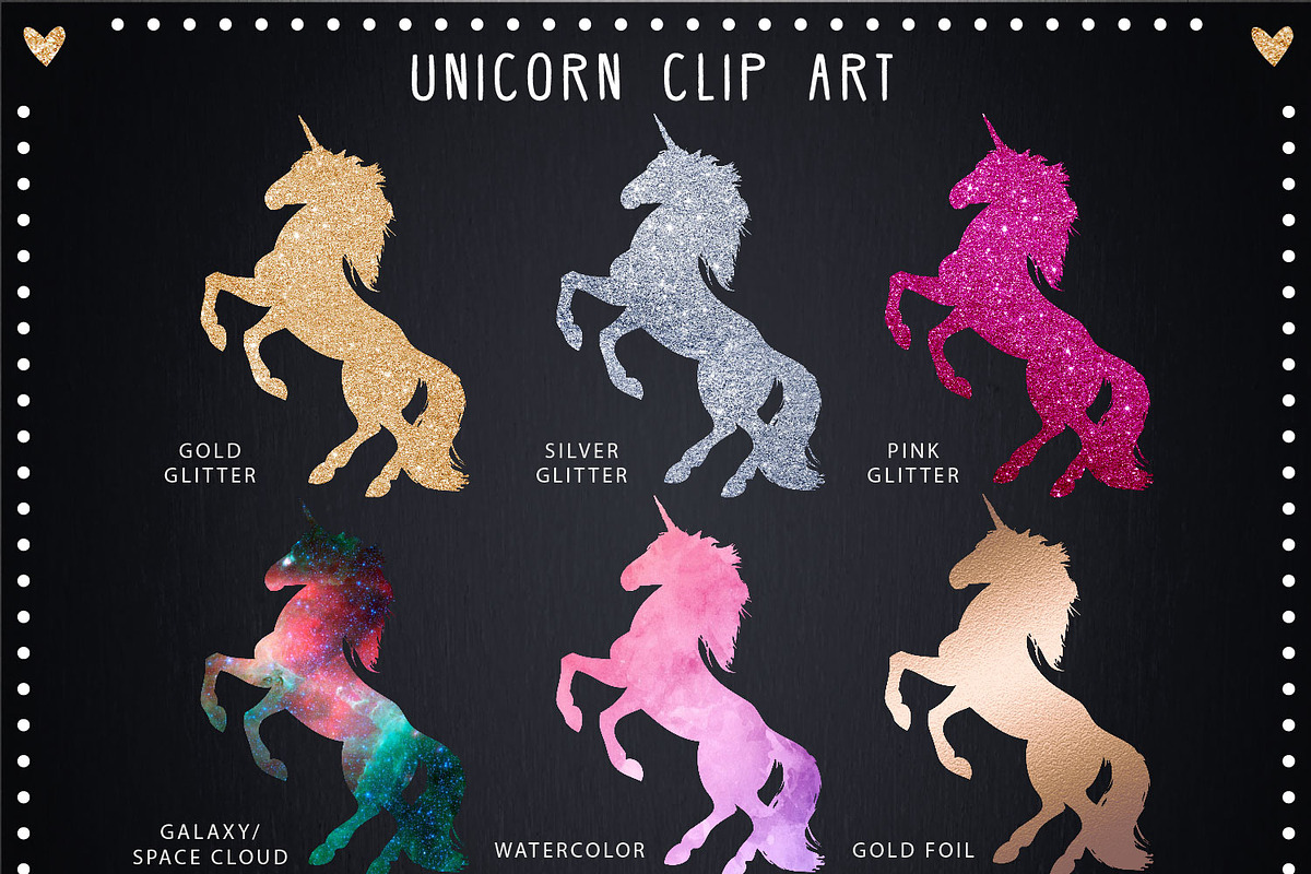 Unicorn Clip art, a Graphic by ConfettiBears (Photo 1 of 5)