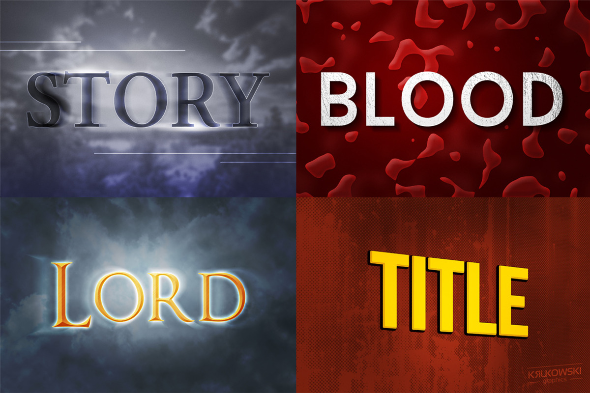Cinematic Text Effects Mockup preview 2