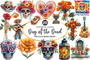 Day of the Dead PNG, an Illustration by SinaCreation