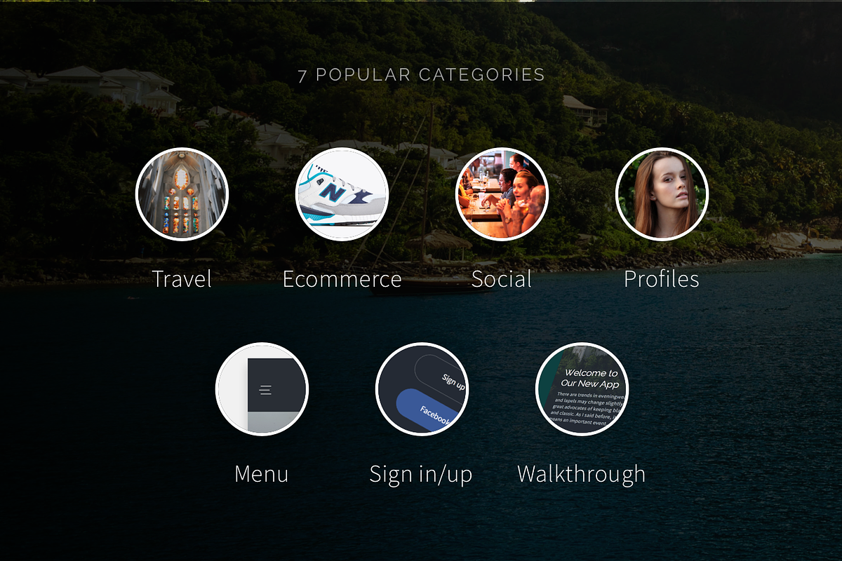 Routes iOS UI Kit, a Templates & Theme by Beans UI Goods (Photo 4 of 7)