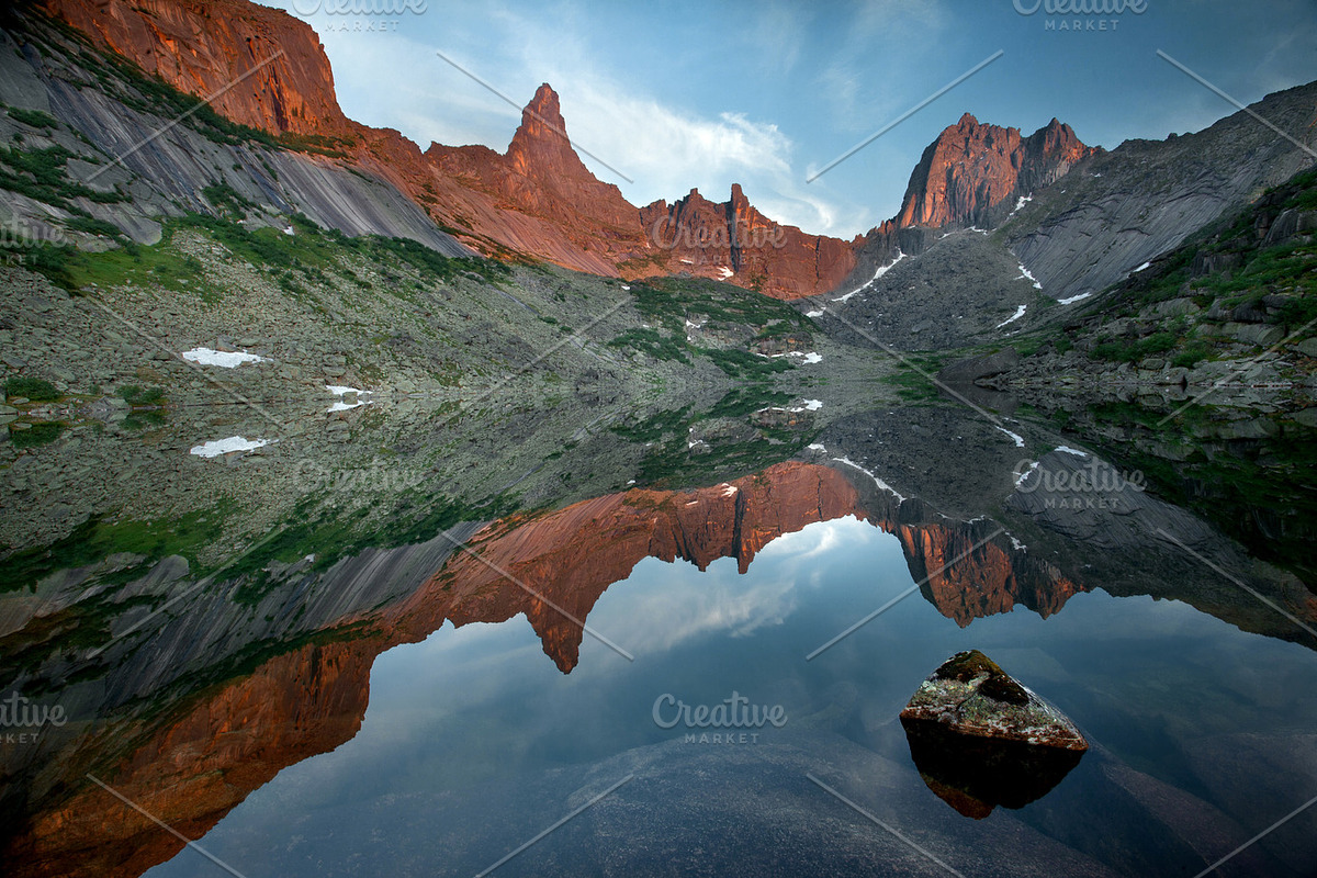 Beautiful landscape mountain lake, a Nature Photo by GoodMomentShop (Photo 4 of 4)