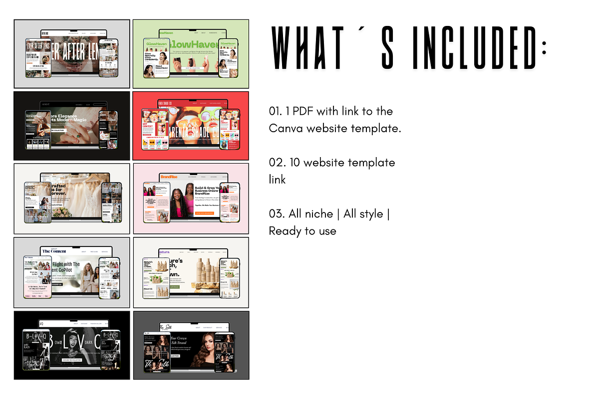 10 Website Templates & Themes Design, a Design Template by thecyella.co (Photo 5 of 6)