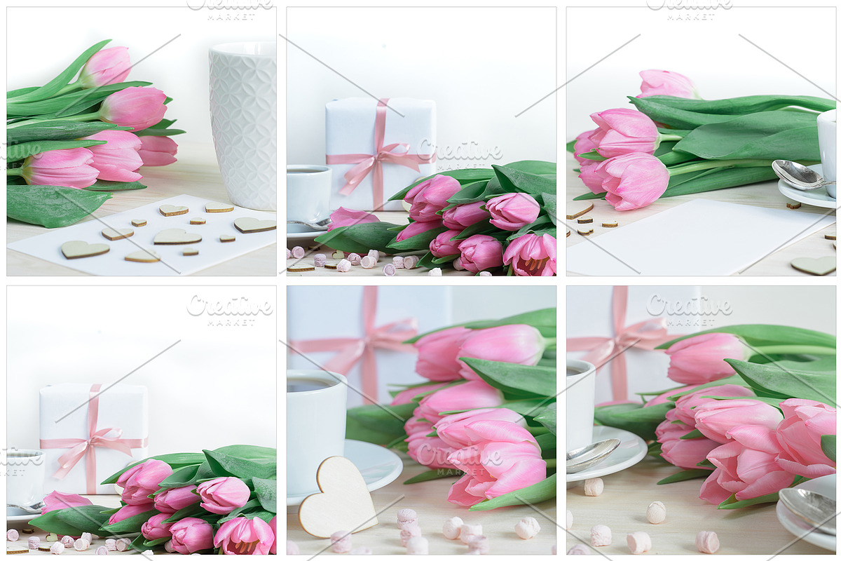 Spring tulip desktop mockup bundle, an Arts & Entertainment Photo by Sound of Color (Photo 2 of 10)
