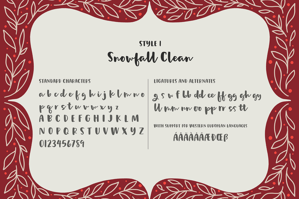 Snowfall Handwritten Script, a Handwritten Font by Every Tuesday (Photo 3 of 12)