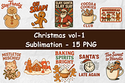 Christmas Vol. 1 – 15 PNG +Bonus, a Seasonal Illustration by Smillyy Threads (Thumbnail 1 of 14)