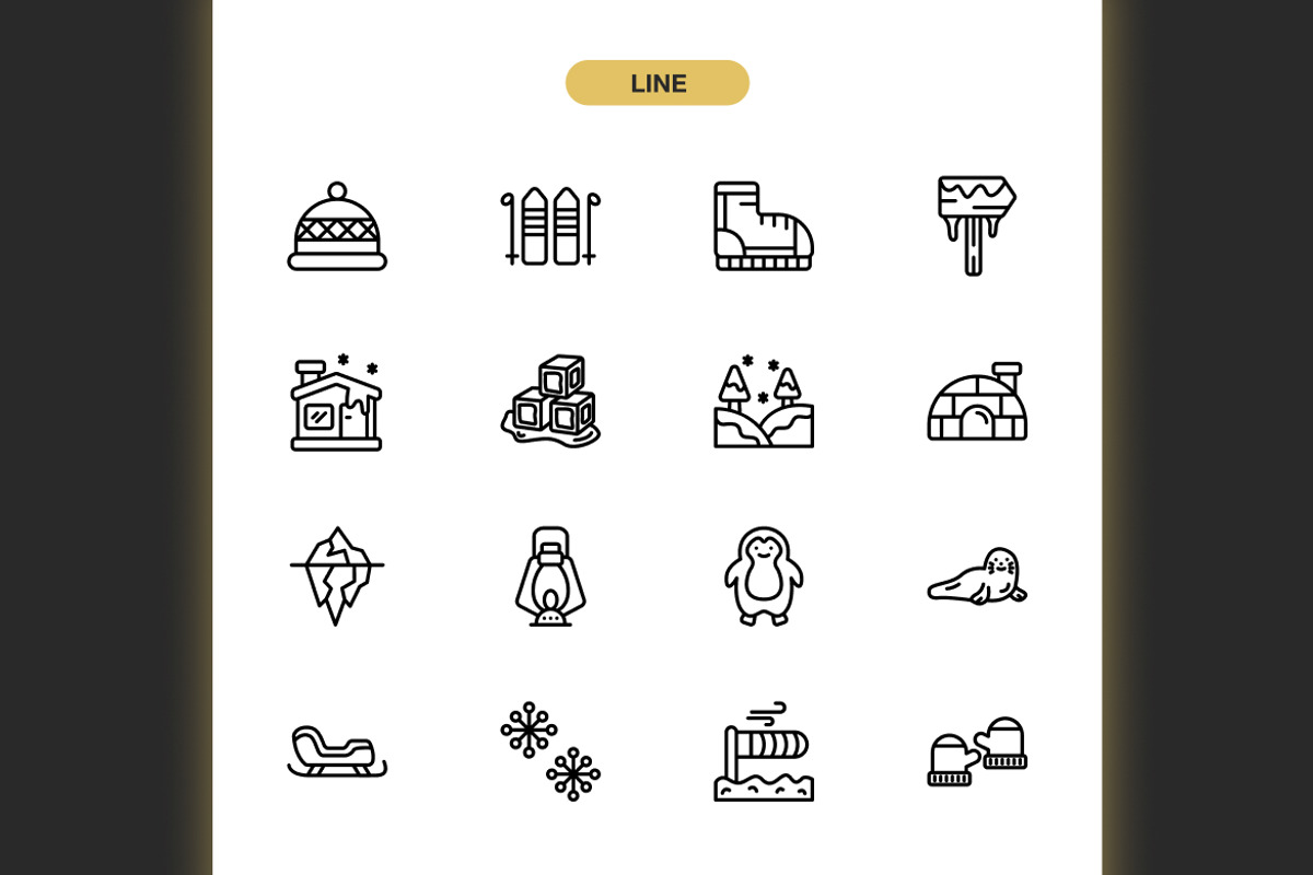 Arctic Icons, an Icon by Spacepixel Creative
