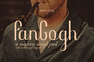 Fangogh Modern Script Font