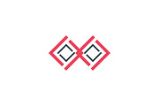 20 Logo Inifinity Square Bundle, a Branding & Logo Template by Friendesigns (Thumbnail 4 of 20)