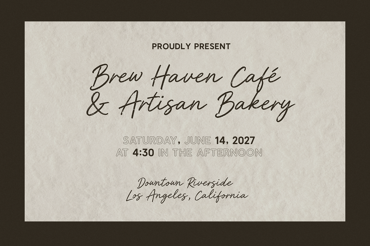 The Serene Notes Font Duo, a Script Font by Creacy Studio (Photo 5 of 10)