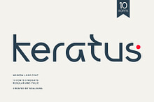 Keratus - Modern Sans Logo Font